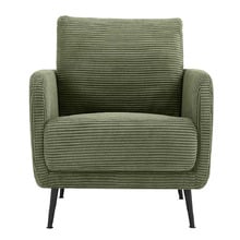 Eva Corduroy Velvet Armchair